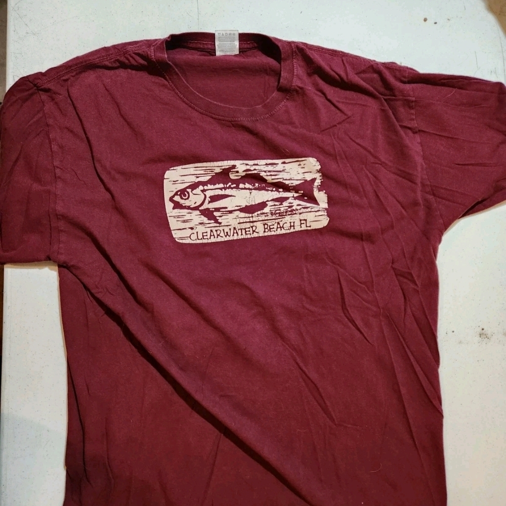 Fruit of the Loom Burgundy T-Shirt
